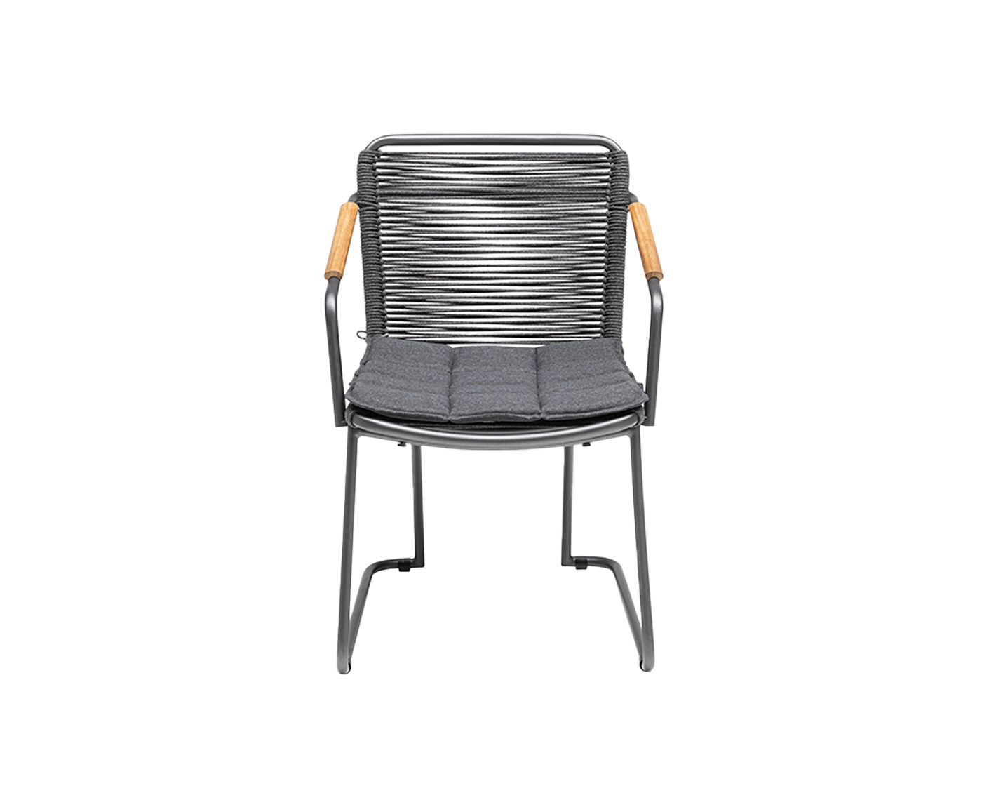 Kettler Gentle Gartenstuhl Diningsessel Anthrazit / Rope