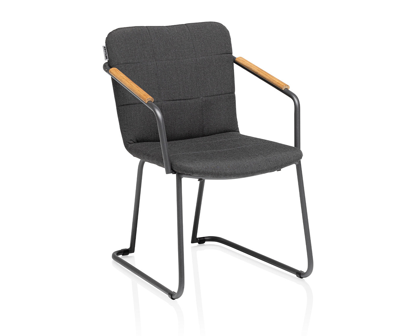 Kettler Gentle Gartenmöbelset 7-tlg. Anthrazit / Teak