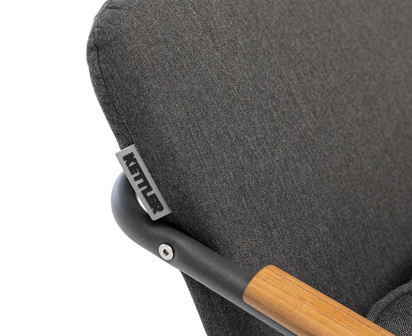 Kettler Gentle Lounge Sessel Anthrazit / Sunbrella