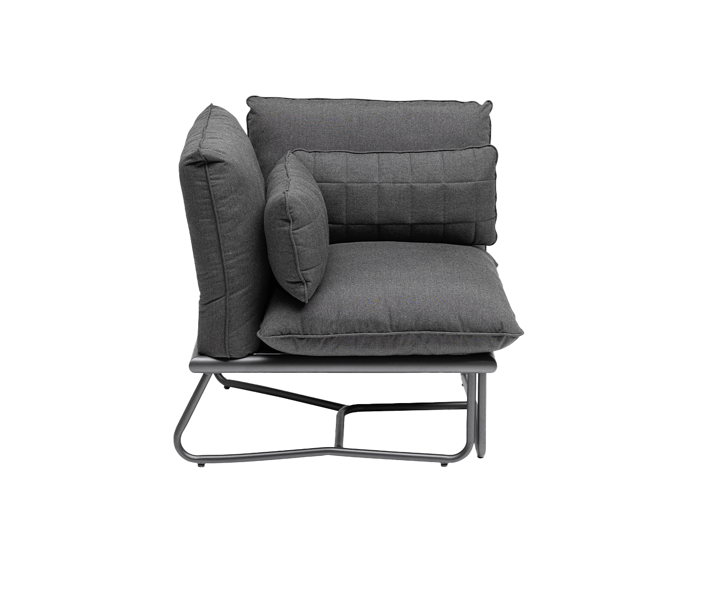 Kettler Gentele Gartenlounge 3-Sitzer Outdoorsofa Sunbrella / Anthrazit