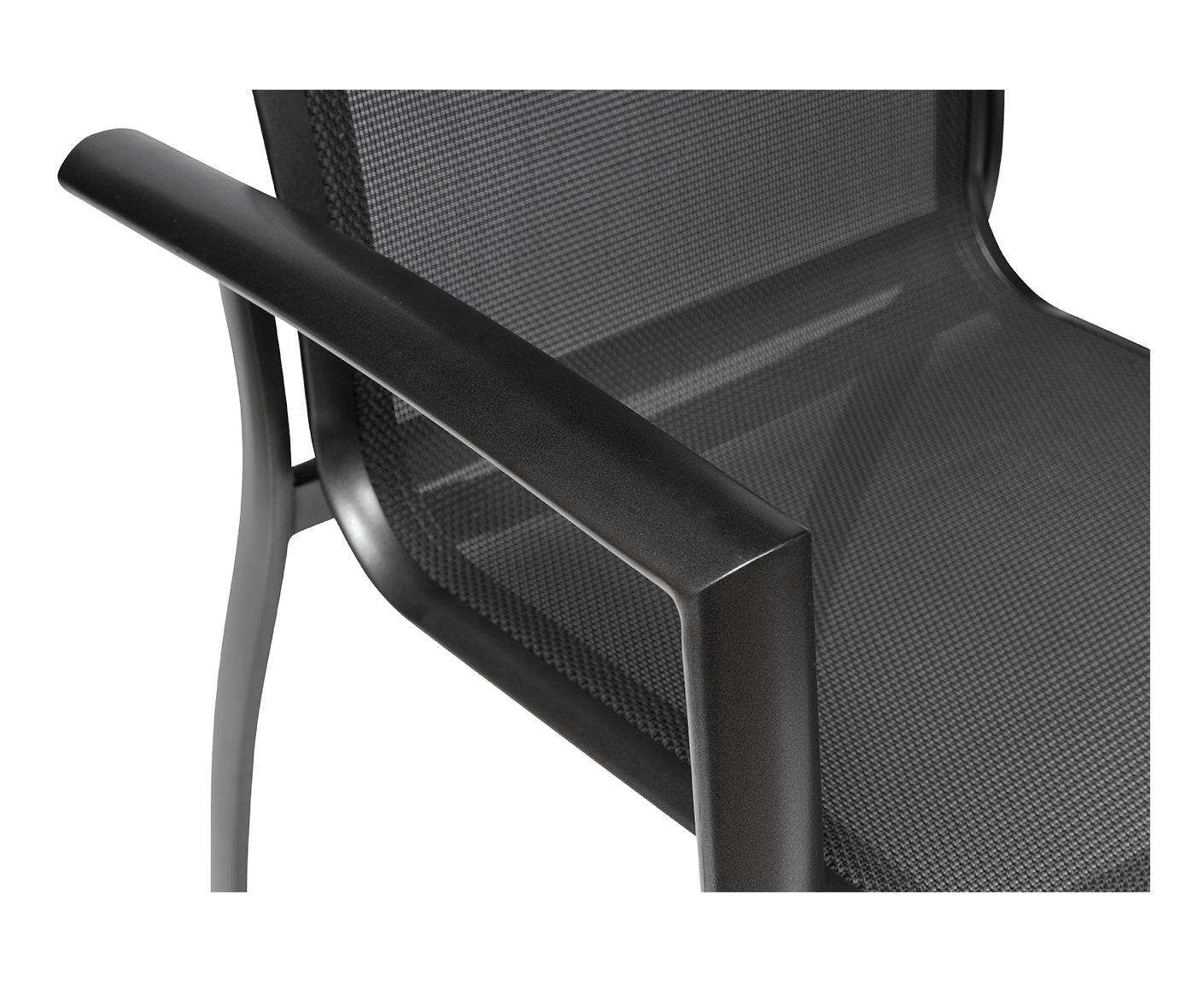 Kettler Legato Curve Silver-Line Stapelsessel Anthrazit / Anthrazit