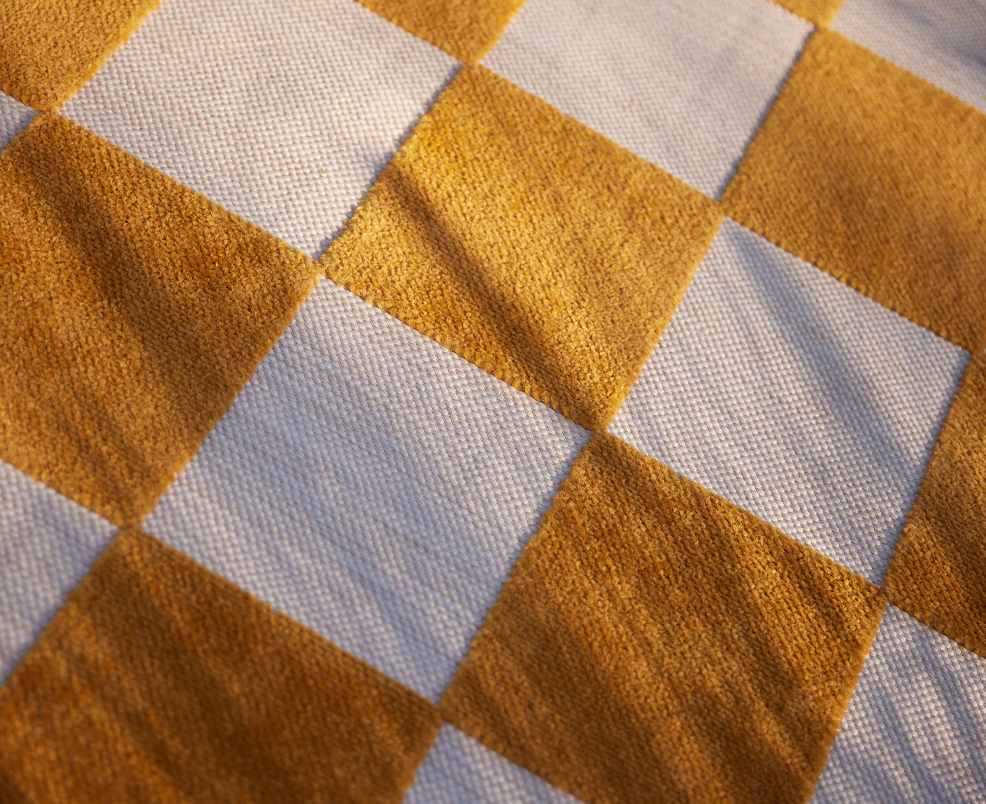 Kettler Cube Outdoorteppich 160x230 cm, Beige / Gelb