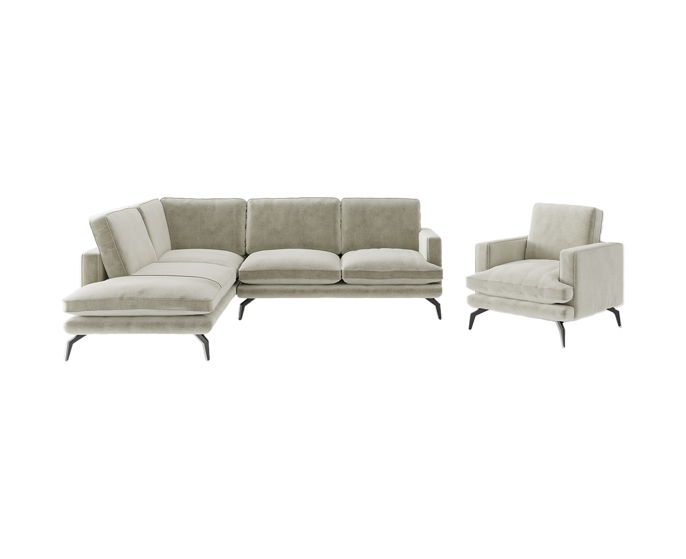 Bali Ecksofa inkl. Sessel
