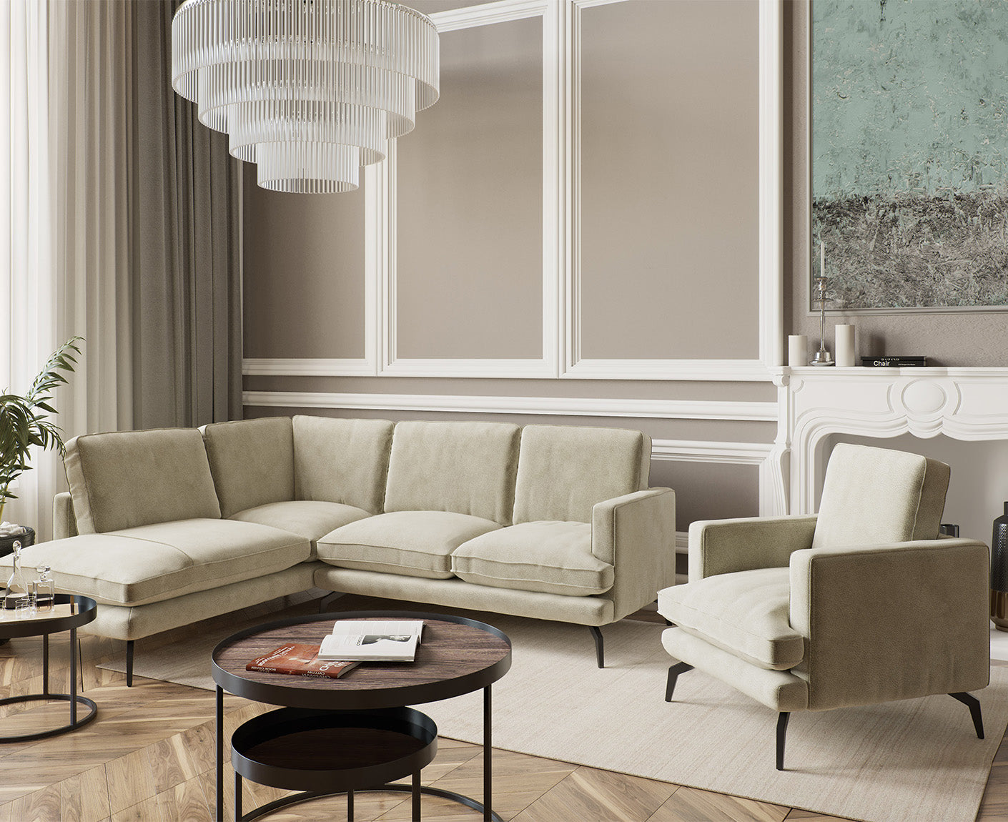 Bali Ecksofa inkl. Sessel