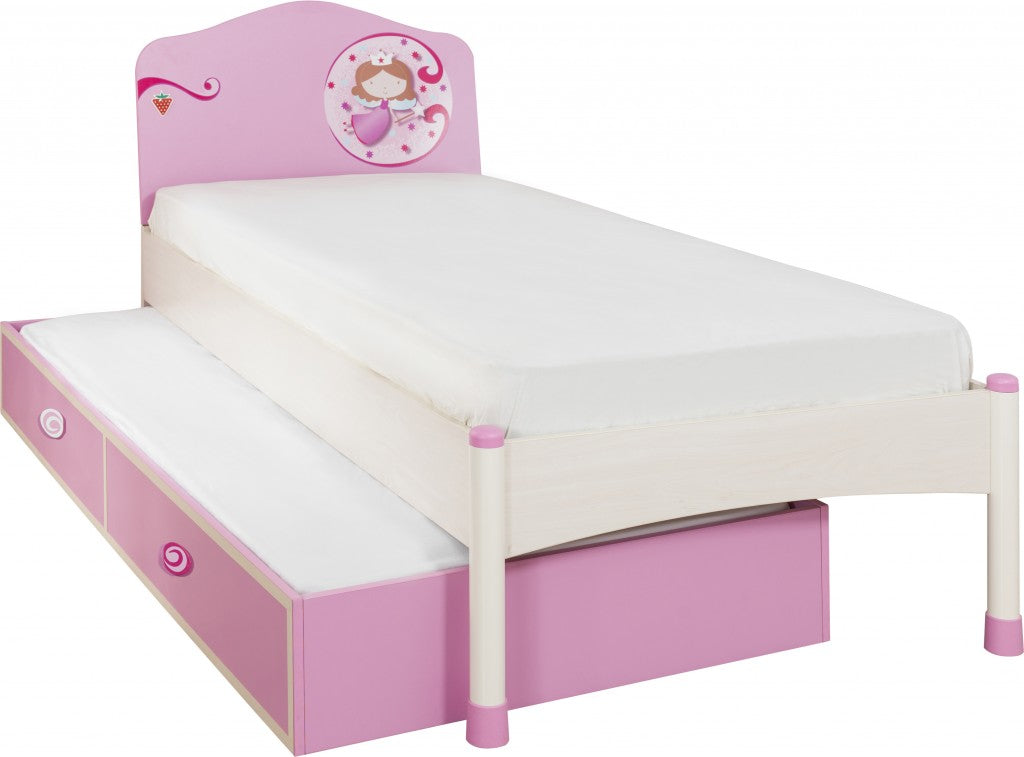Cilek PRINCESS Bettschublade Ausziehbett Rosa