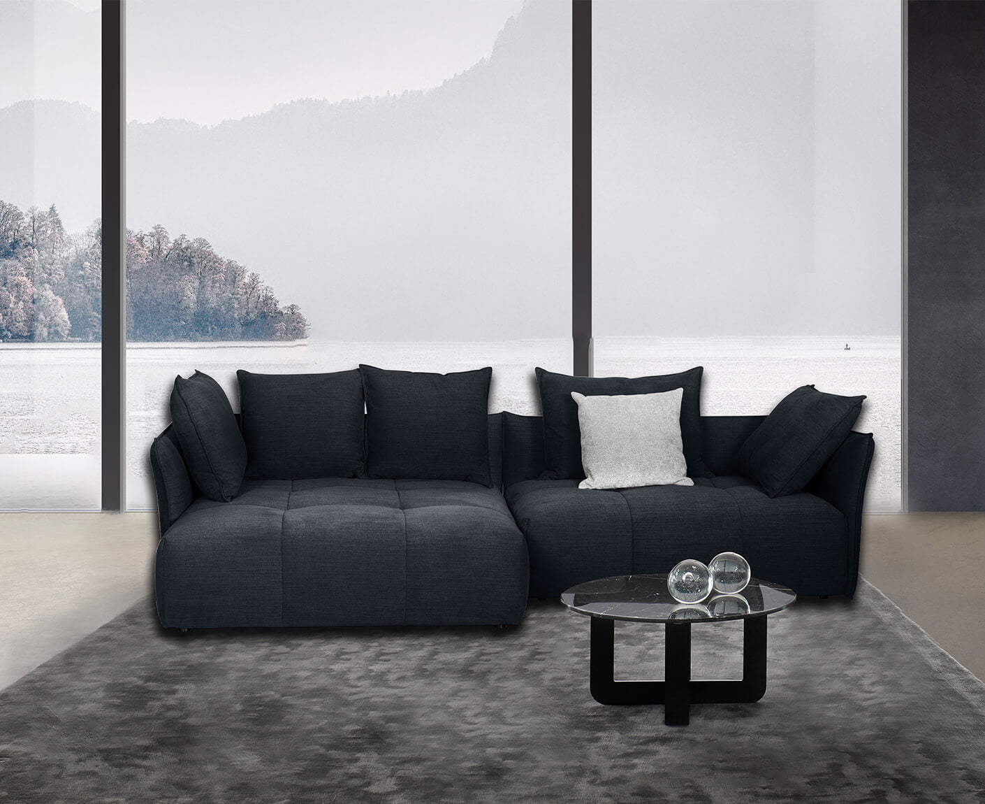 designwerk Palace, Ecksofa 318 x 158 cm | inkl. Kissen