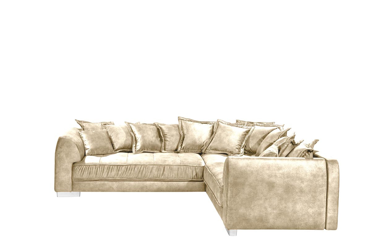 Pascha Ecksofa 291 x 259 cm L-förmig Beige