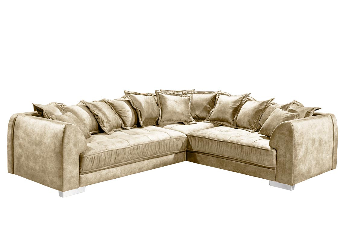 Pascha Ecksofa 291 x 259 cm L-förmig Beige
