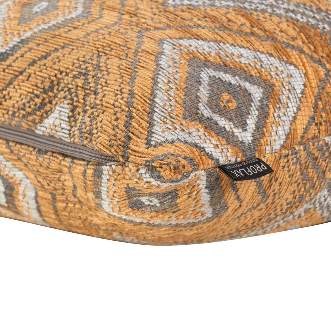 Homburg Kissenbezug, gewebtes Rautenmuster, Orange
