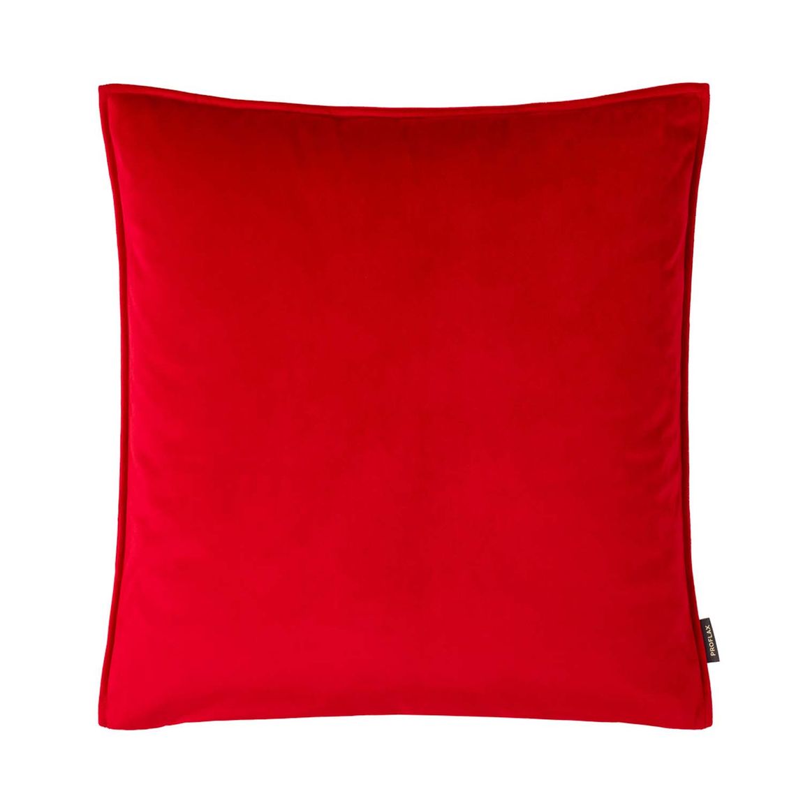 Mailand Kissenbezug, Uni Samt, Rot