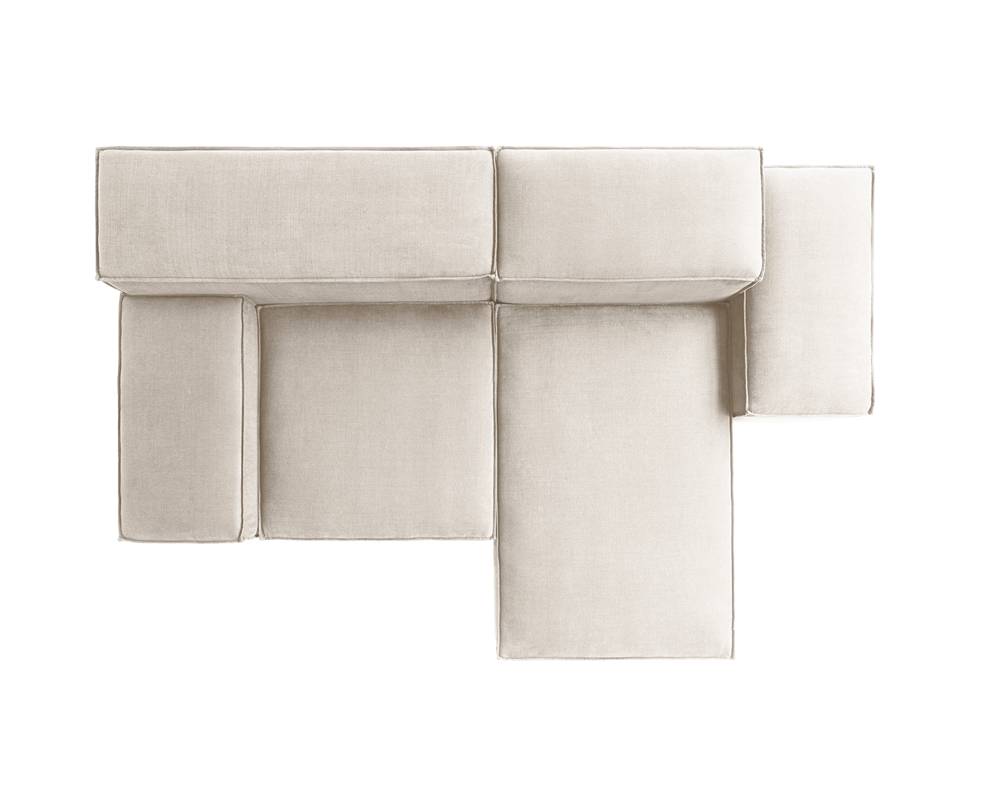 designwerk Puzzle, Ecksofa | 6-teilig | flexible Stellmöglichkeiten
