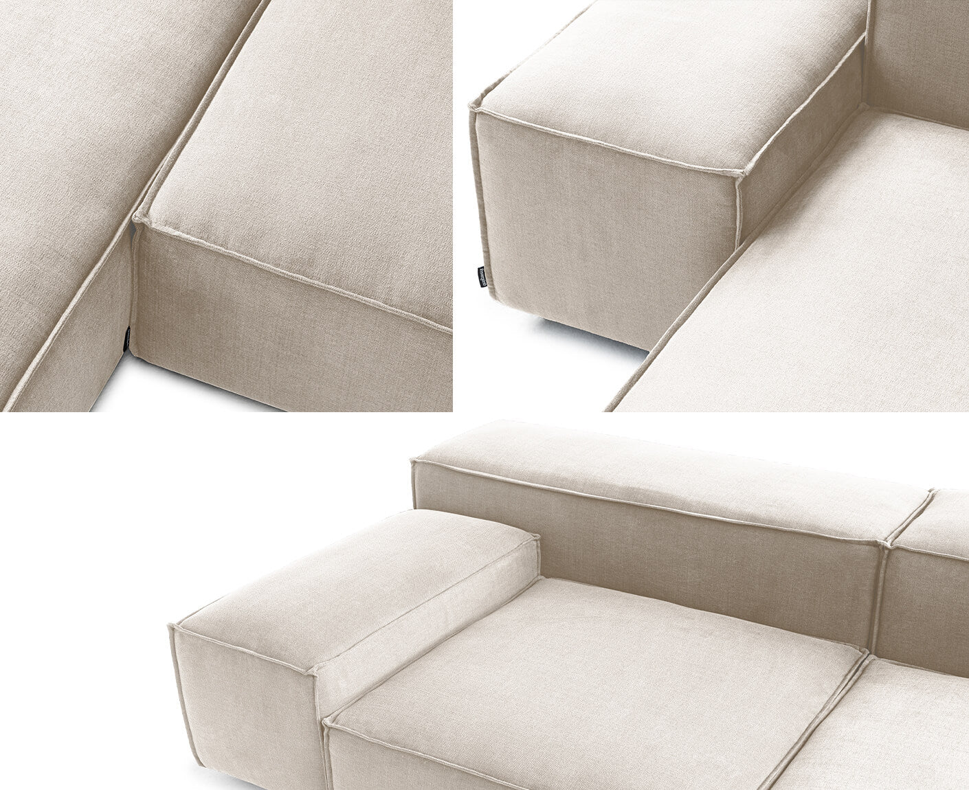 designwerk Puzzle, Ecksofa | 6-teilig | flexible Stellmöglichkeiten
