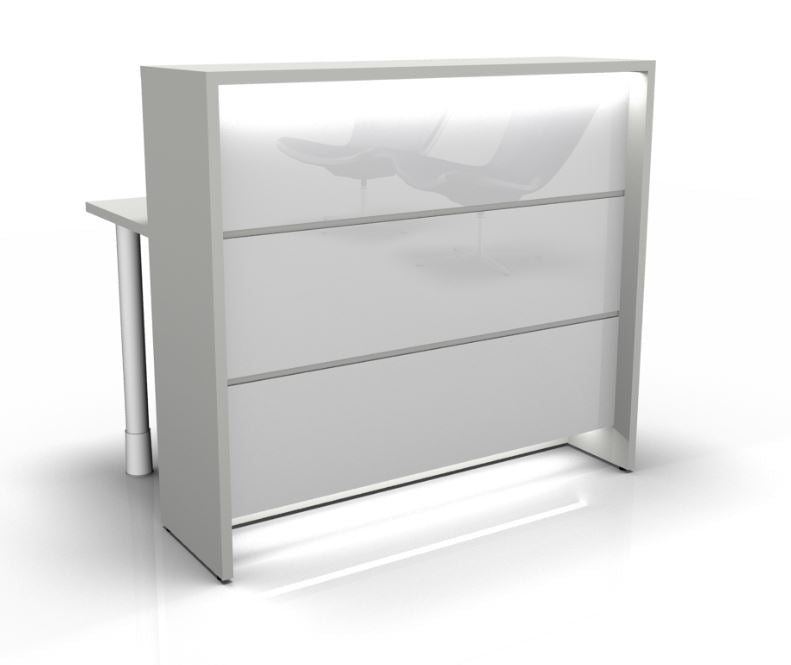 Manhattan Counter / Empfangstheke 120 cm Weiß