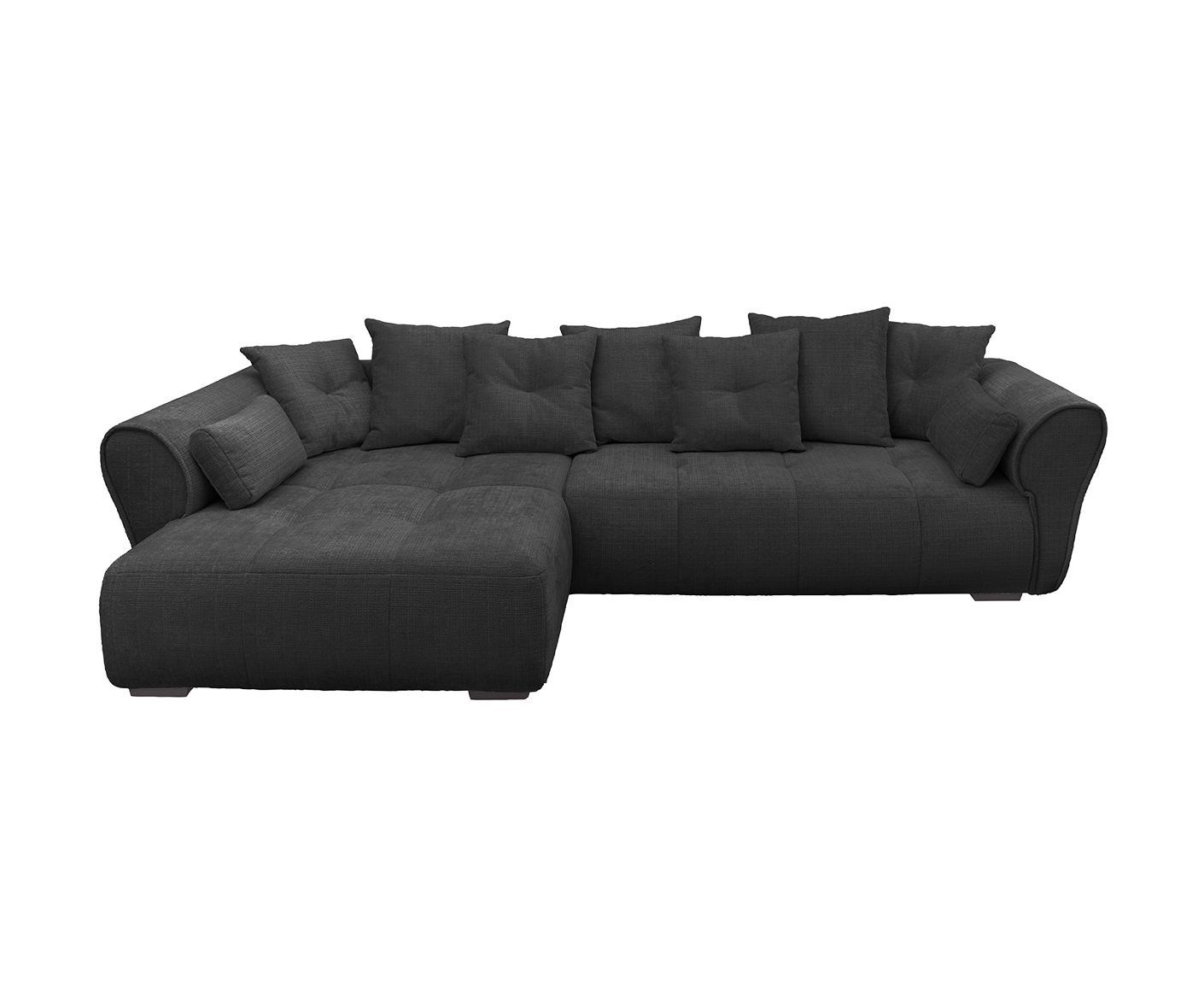 Riska Ecksofa 330 x 197 cm inkl. Rückenkissen & Zierkissen