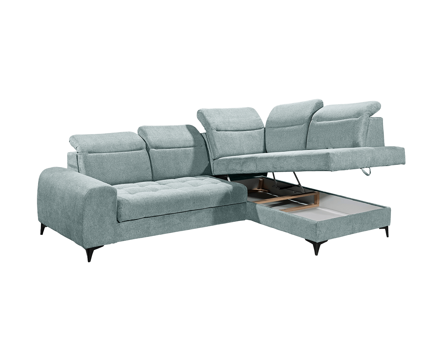 Rockdale Ecksofa 282 x 200 cm, mit Bettkasten