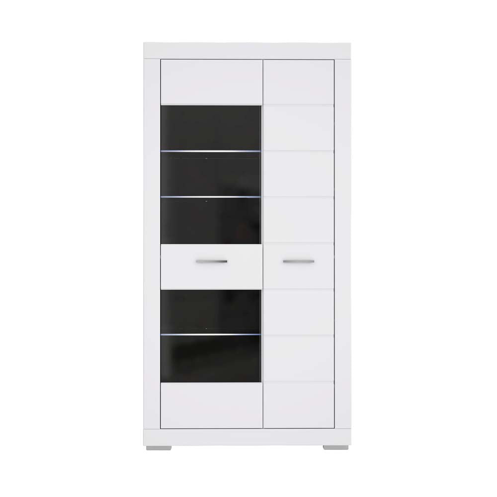 SANREMO Vitrine inkl. Beleuchtung Weiß