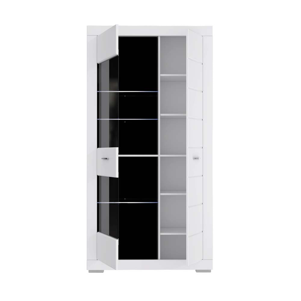 SANREMO Vitrine inkl. Beleuchtung Weiß