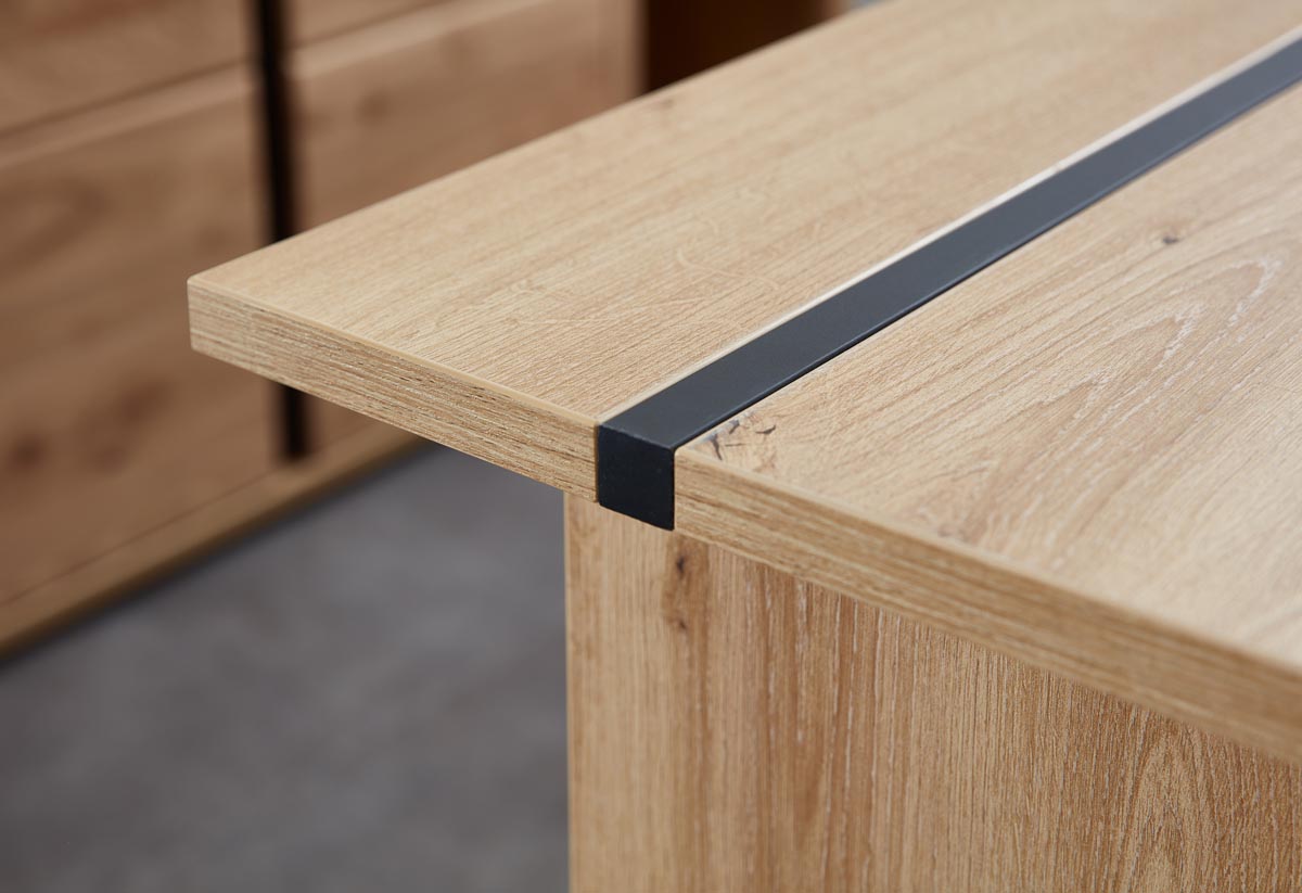 Sonos Schreibtisch 160 x 77 cm Altesche massiv / Artisan Eiche