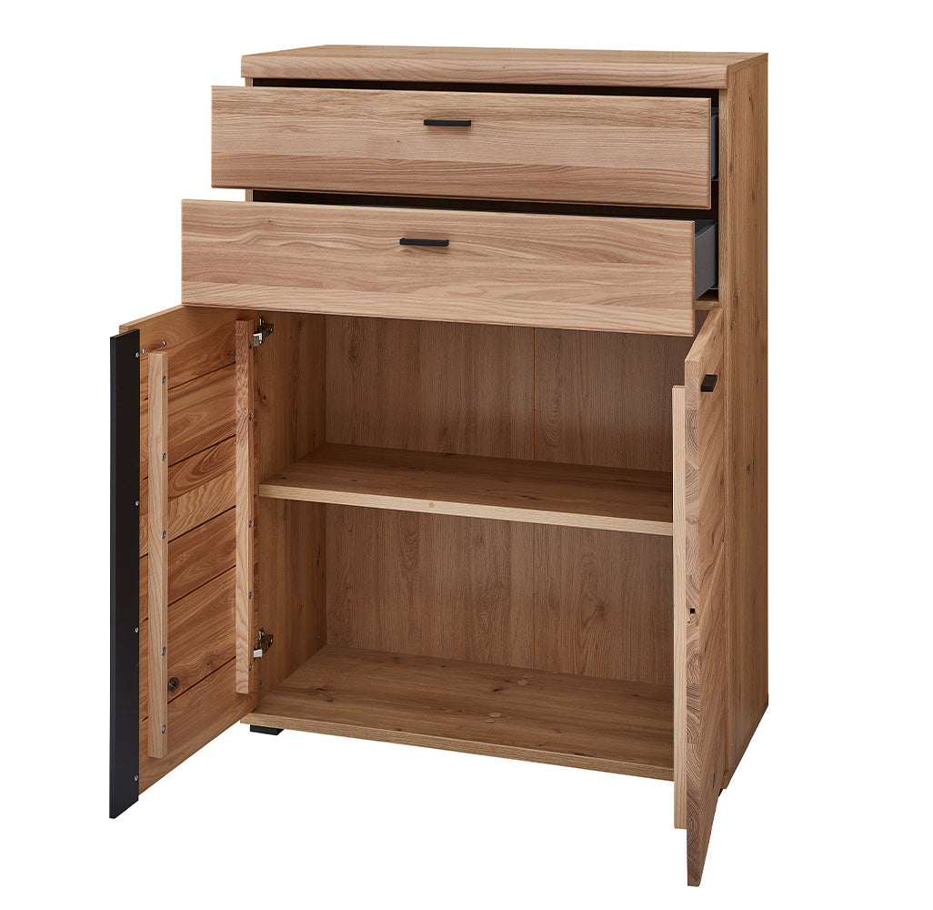 Sonos 7-teiliges Bürokomplettset Altesche massiv / Artisan Eiche