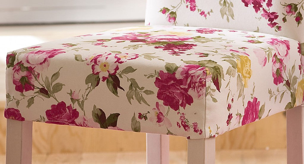 Cilek FLORA Stuhl Kinderstuhl Schminkstuhl Schreibtischstuhl Weiß/Rosa