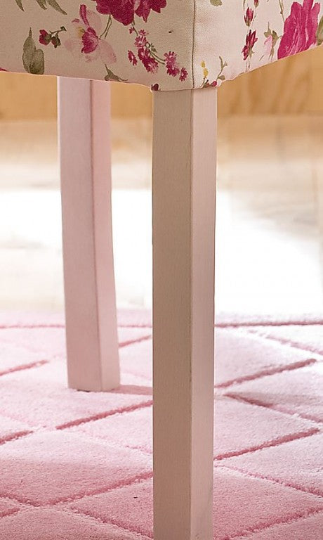 Cilek FLORA Stuhl Kinderstuhl Schminkstuhl Schreibtischstuhl Weiß/Rosa