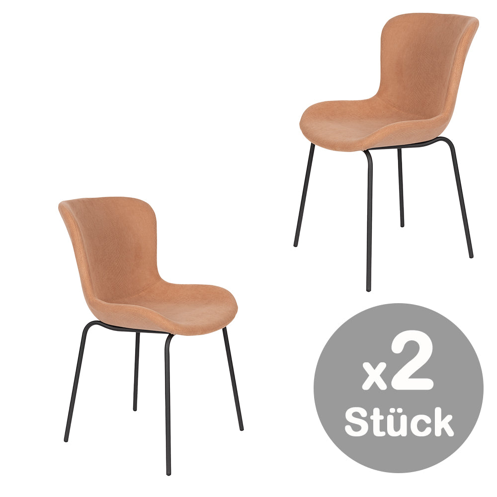 Junzo Rib Esszimmerstuhl Stuhl 2er Set