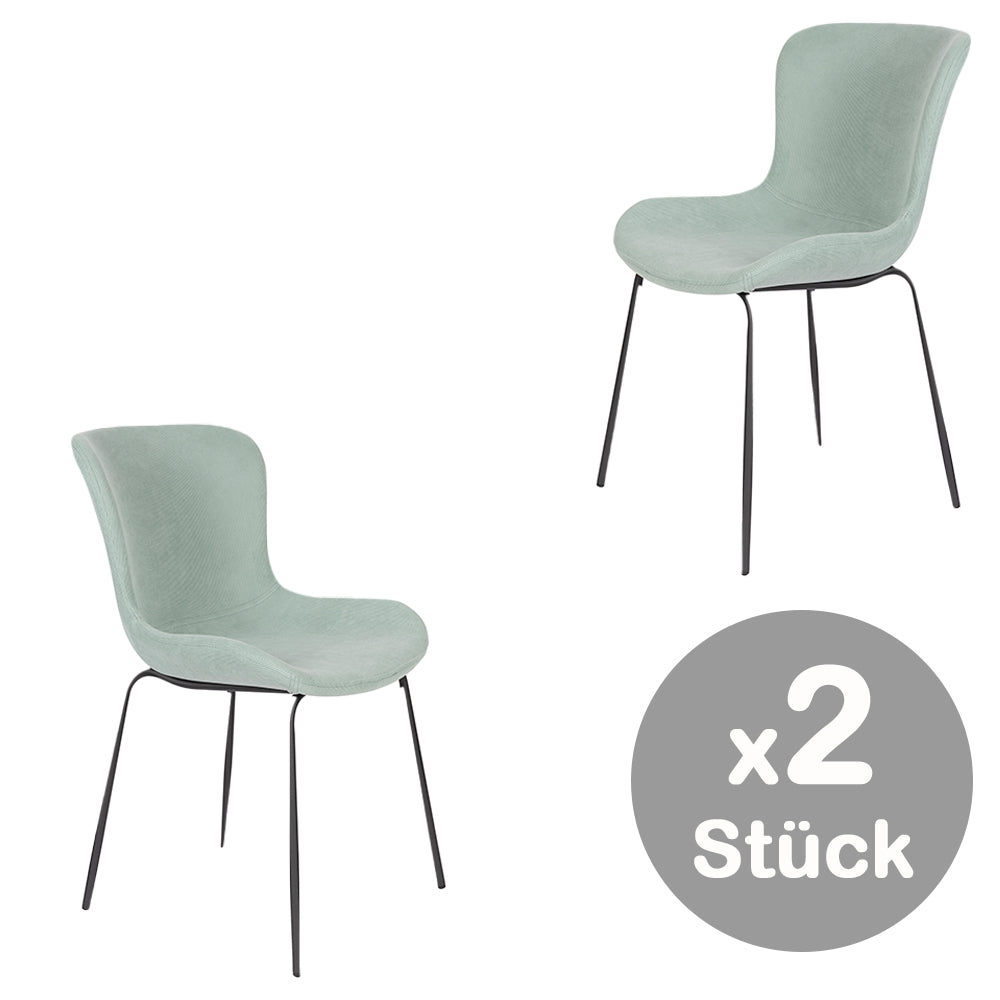 Junzo Rib Esszimmerstuhl Stuhl 2er Set