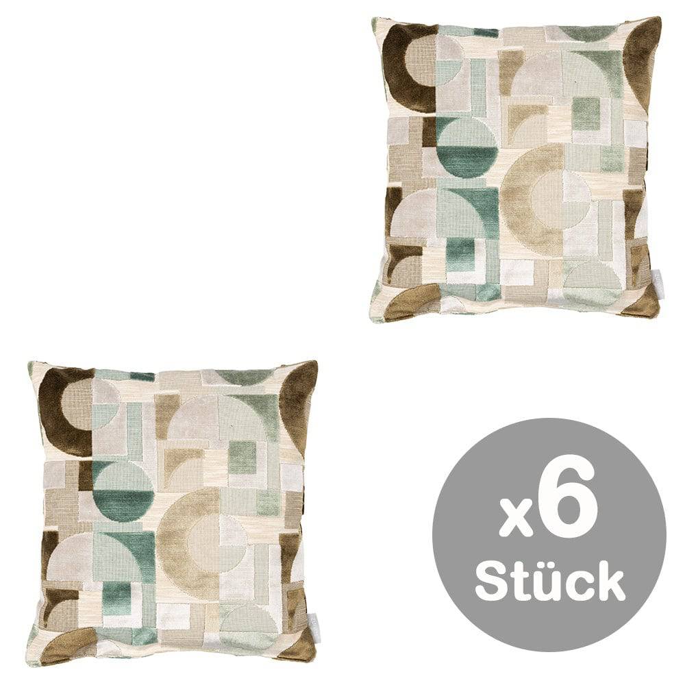 6x Kissen FESTIVE 45x45 cm