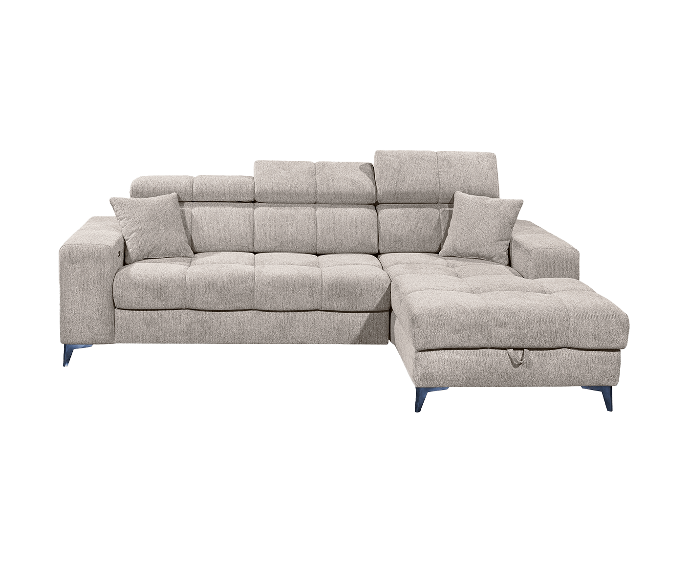Sydney Ecksofa Longchair 268 x 172 cm, mit Schlaffunktion & Bettkasten