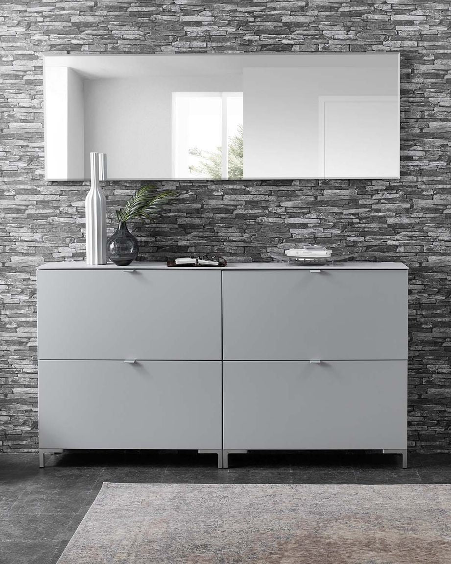 Ticona Hängeschuhschrank Lichtgrau