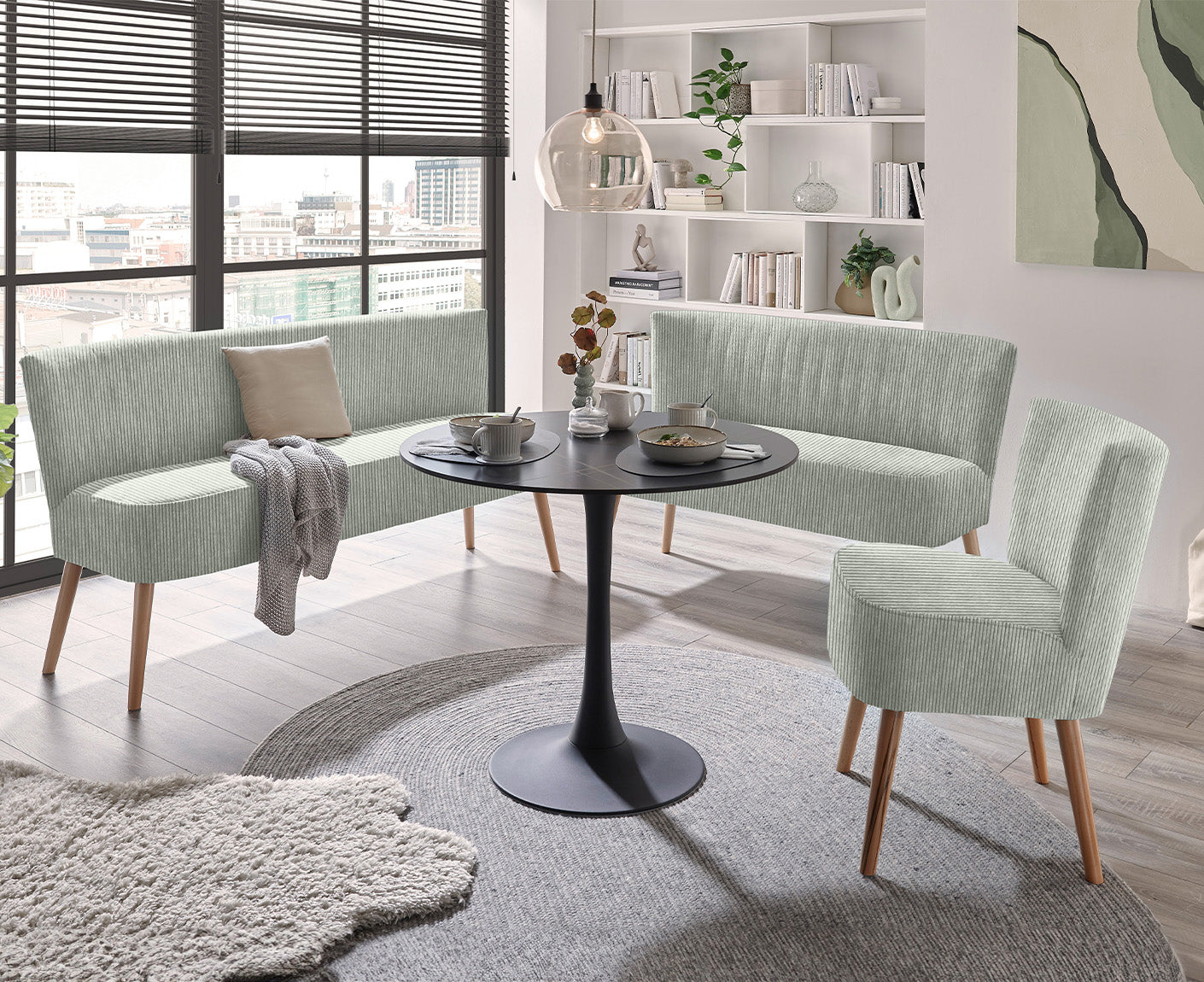 Tim Diningbank 3-Sitzer Esszimmerbank, Zoom