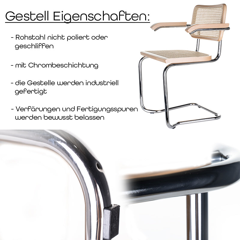 Togo Freischwinger Buche - Naturgeflecht