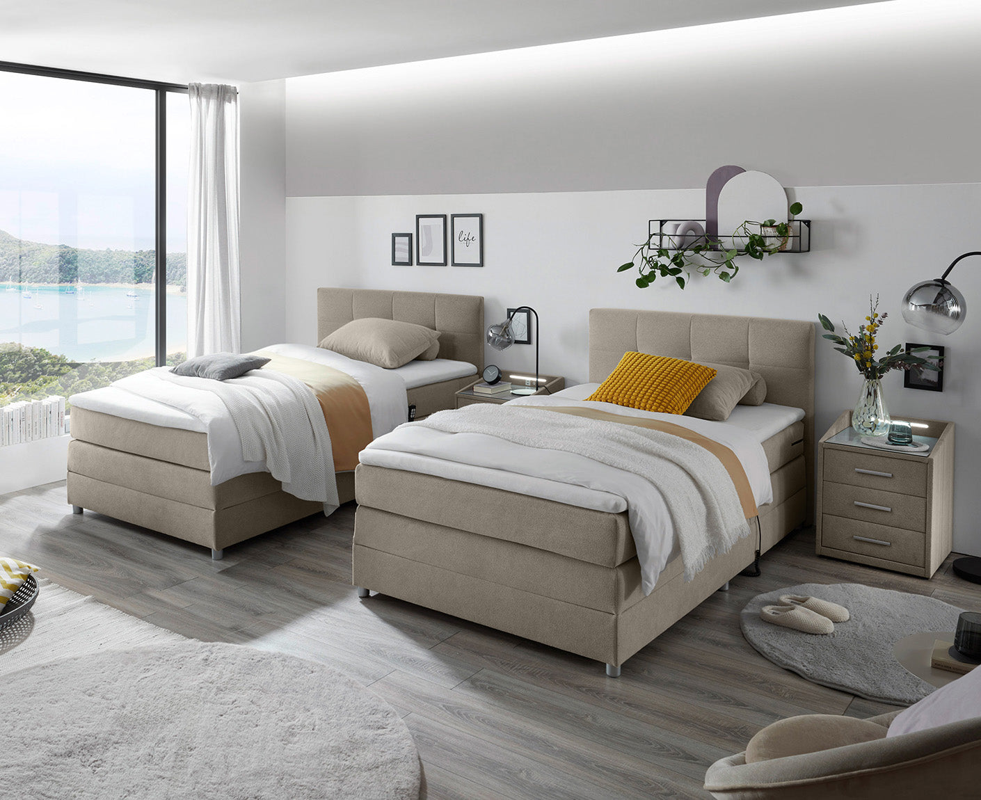 Toulouse B Boxspringbett 120 x 200 cm, inkl. Motor