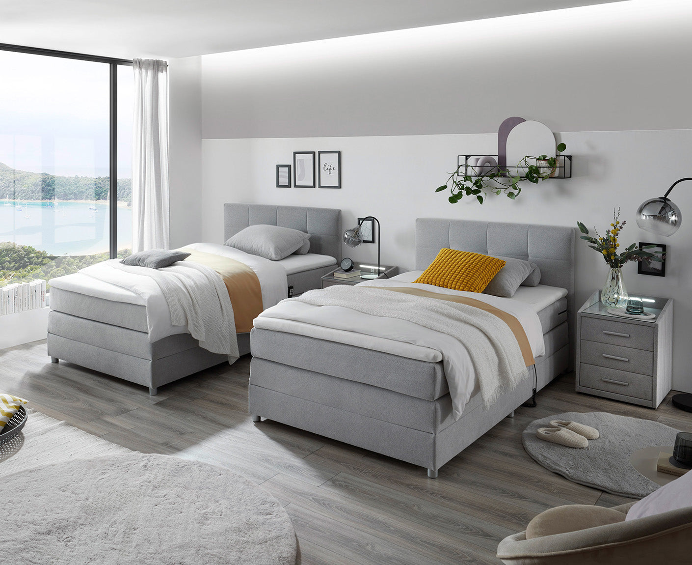 Toulouse B Boxspringbett 120 x 200 cm, inkl. Motor