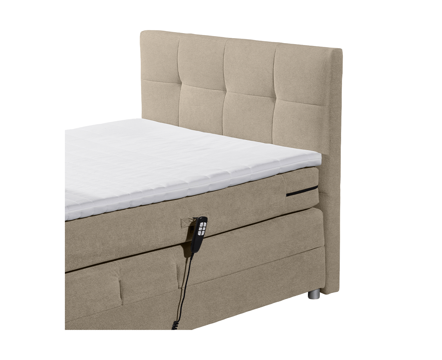 Toulouse B Boxspringbett 120 x 200 cm, inkl. Motor