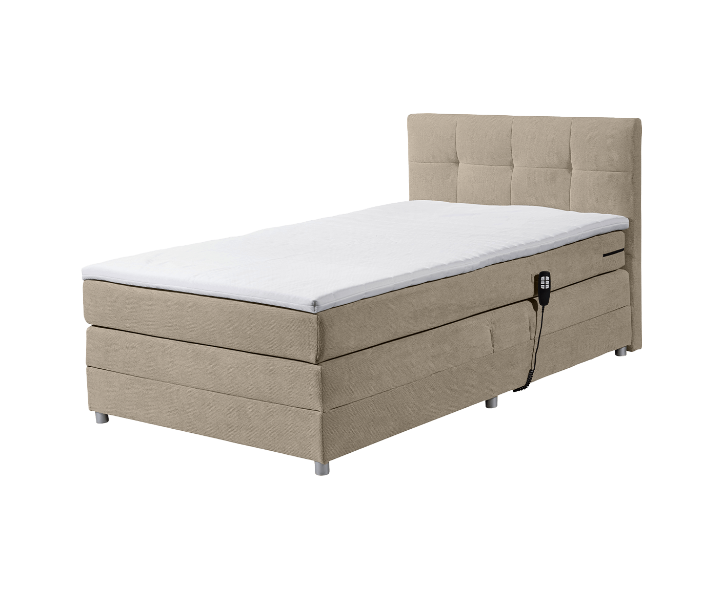 Toulouse B Boxspringbett 120 x 200 cm, inkl. Motor