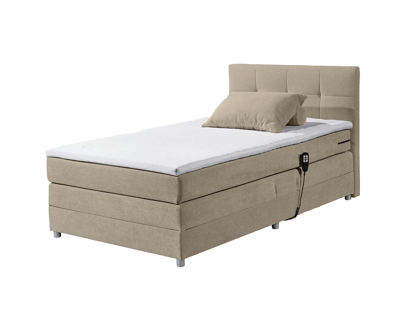 Toulouse B Boxspringbett 120 x 200 cm, inkl. Motor