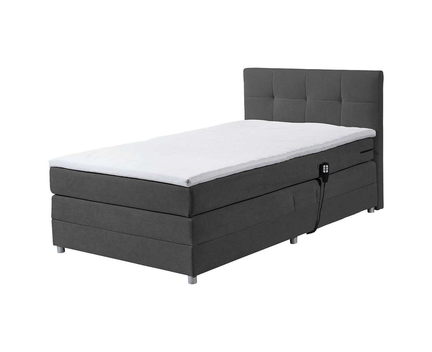 Toulouse B Boxspringbett 120 x 200 cm, inkl. Motor