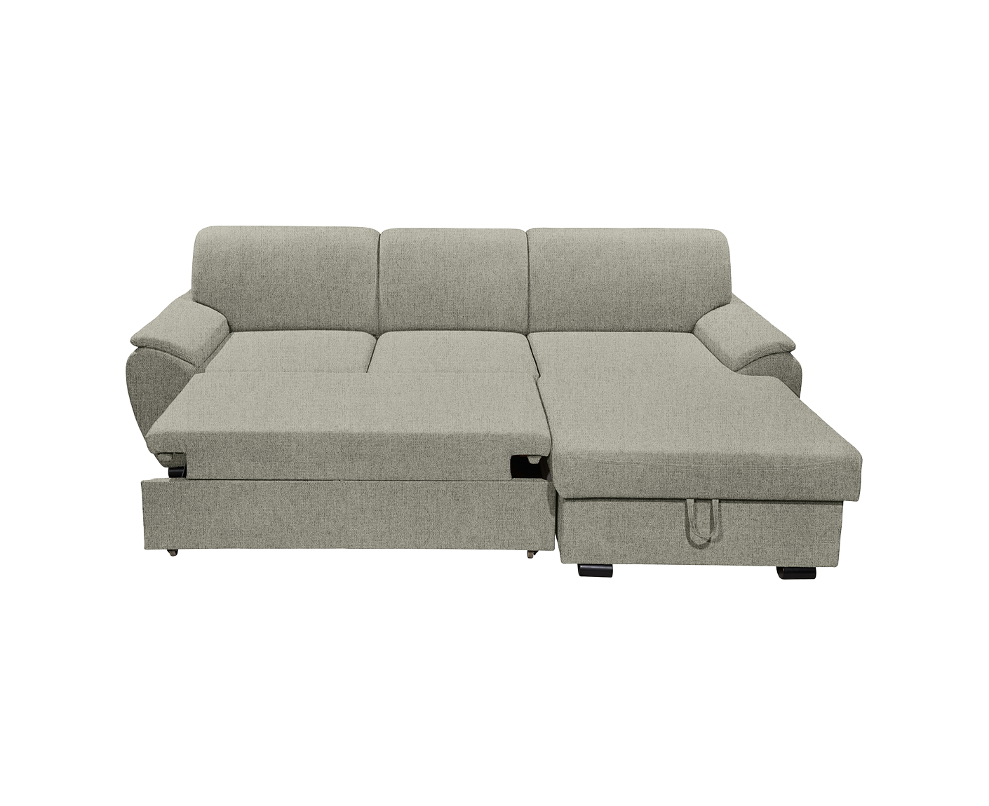 Ulm Ecksofa 250 x 175 cm, mit Schlaffunktion & Bettkasten