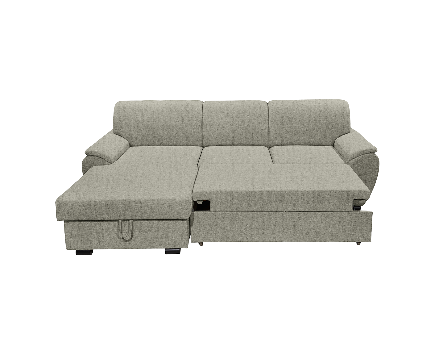 Ulm Ecksofa 250 x 175 cm, mit Schlaffunktion & Bettkasten
