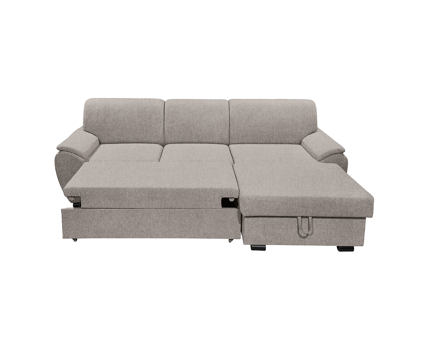 Ulm Ecksofa 250 x 175 cm, mit Schlaffunktion & Bettkasten