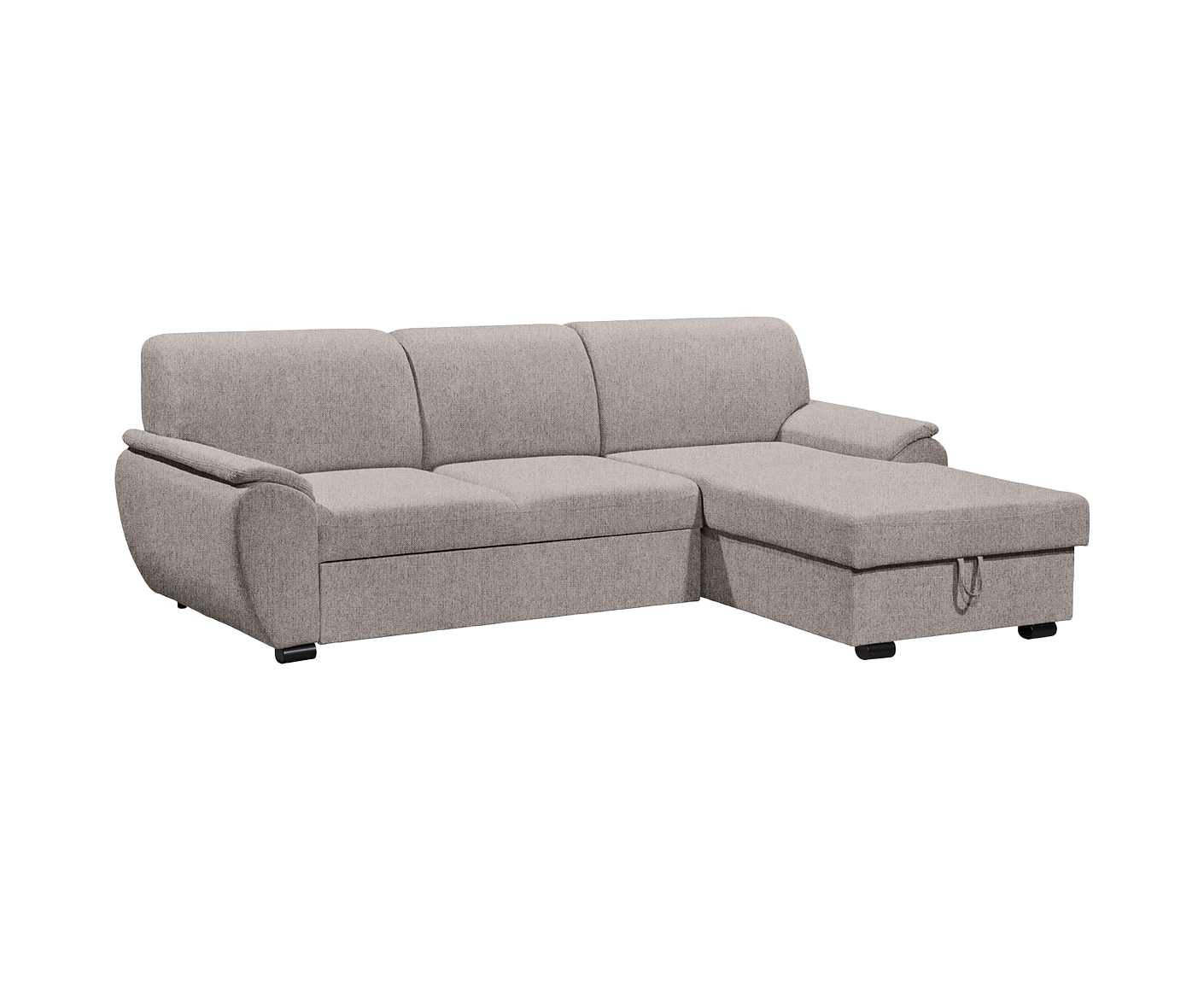 Ulm Ecksofa 250 x 175 cm, mit Schlaffunktion & Bettkasten