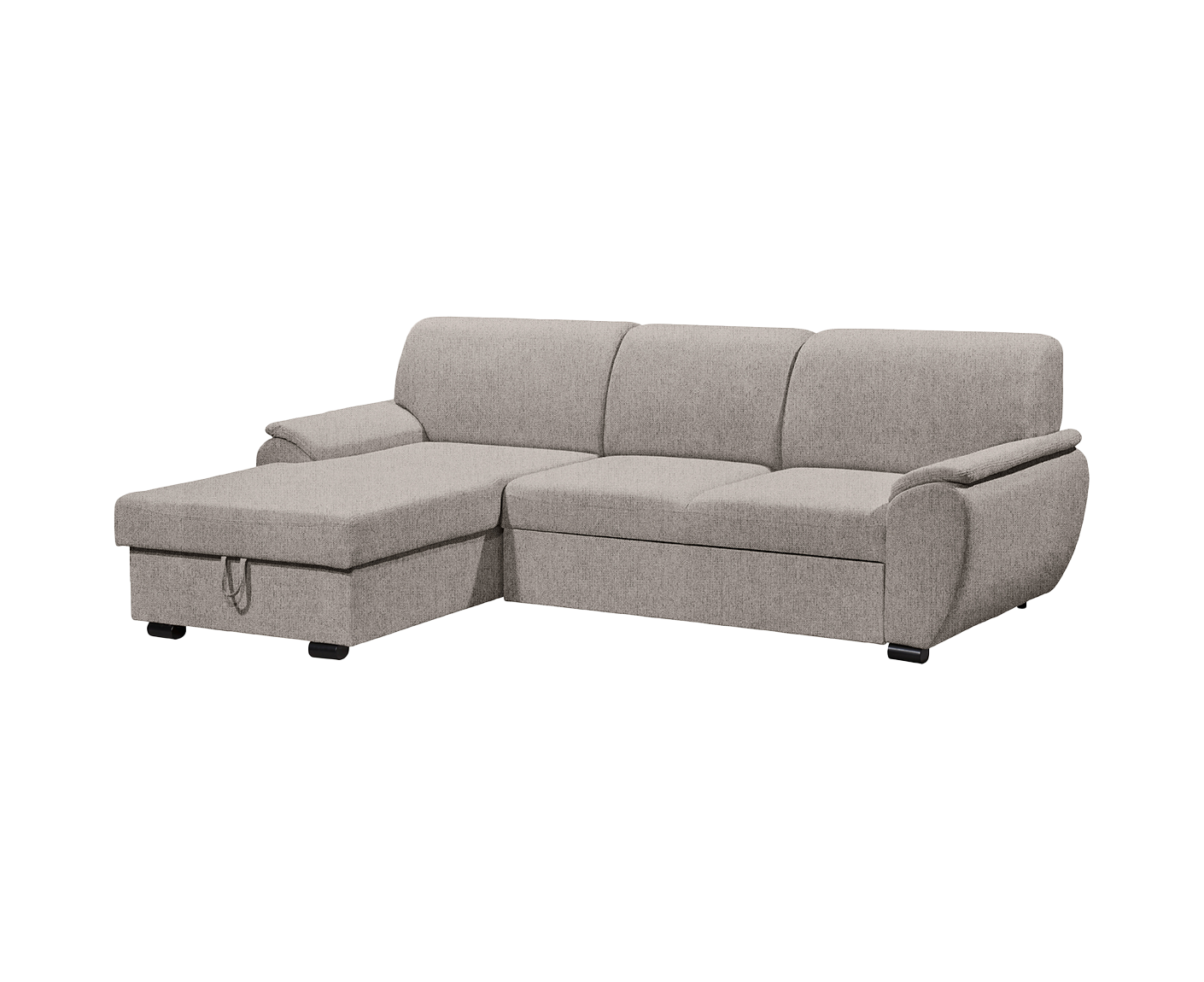 Ulm Ecksofa 250 x 175 cm, mit Schlaffunktion & Bettkasten