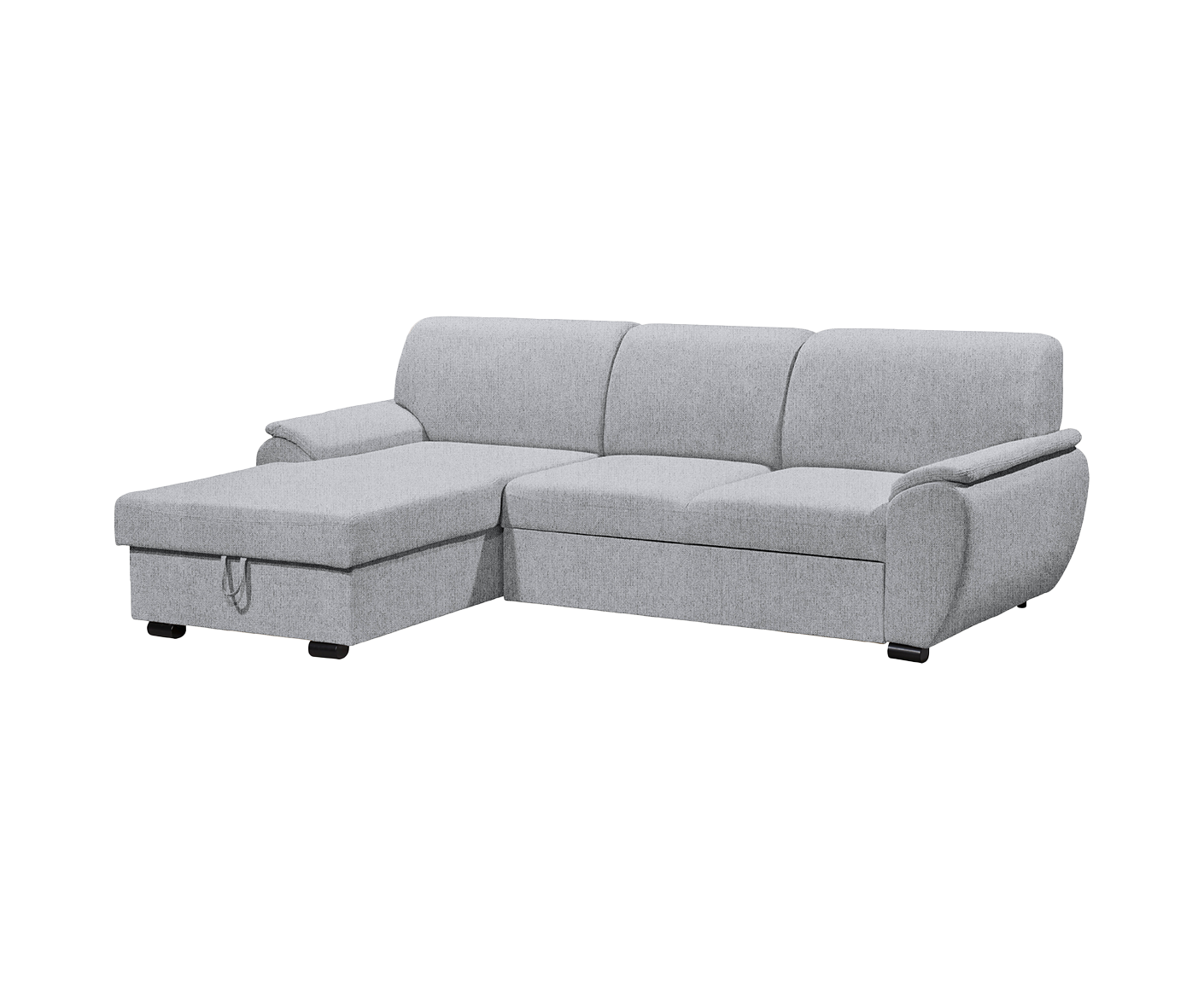 Ulm Ecksofa 250 x 175 cm, mit Schlaffunktion & Bettkasten