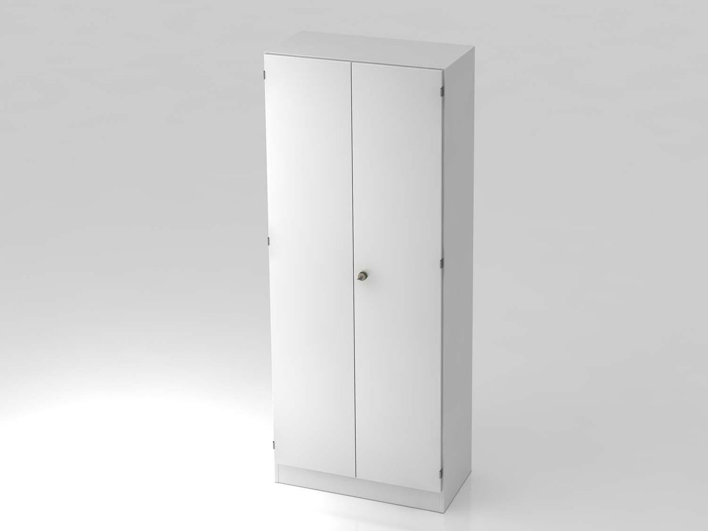Texas Pro Solid Garderobenschrank 5OH abschließbar 80cm Weiß