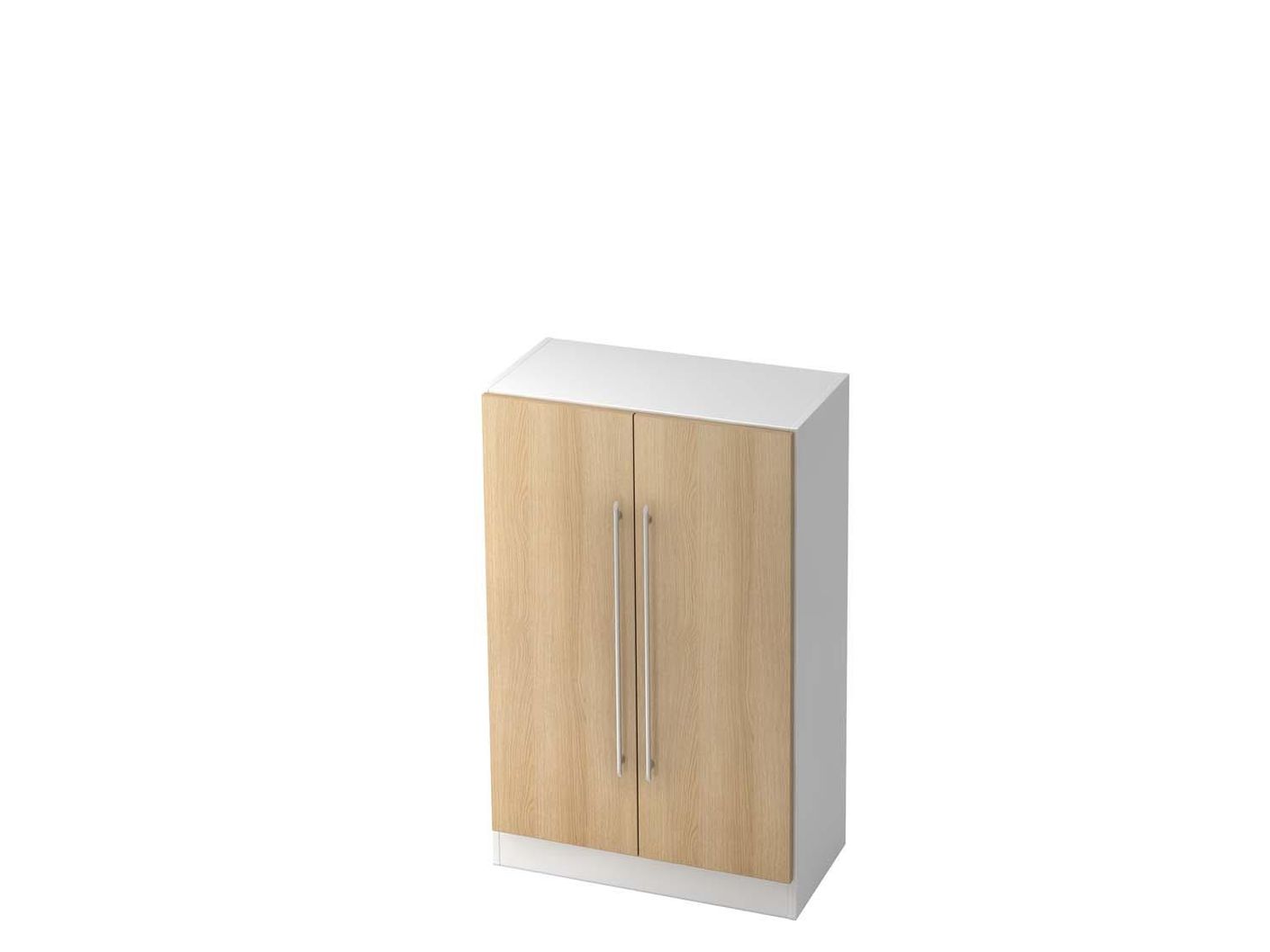 Texas Pro Solid Aktenschrank 3OH 80cm Weiß / Eiche