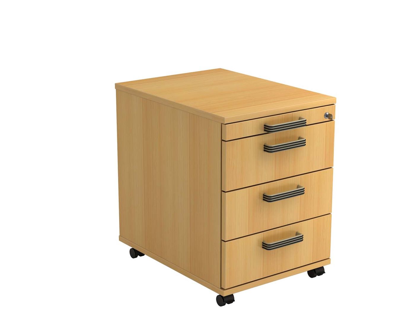 Harvard H-Serie Komplettbüro 9-tlg. Buche