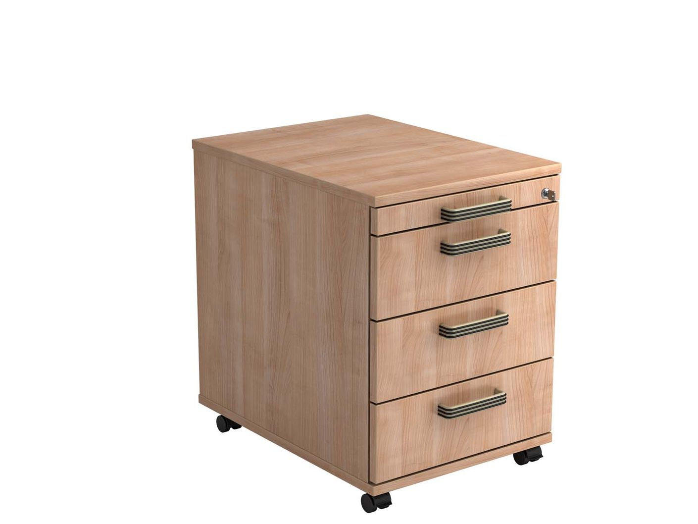 Harvard H-Serie Komplettbüro 9-tlg. Nussbaum