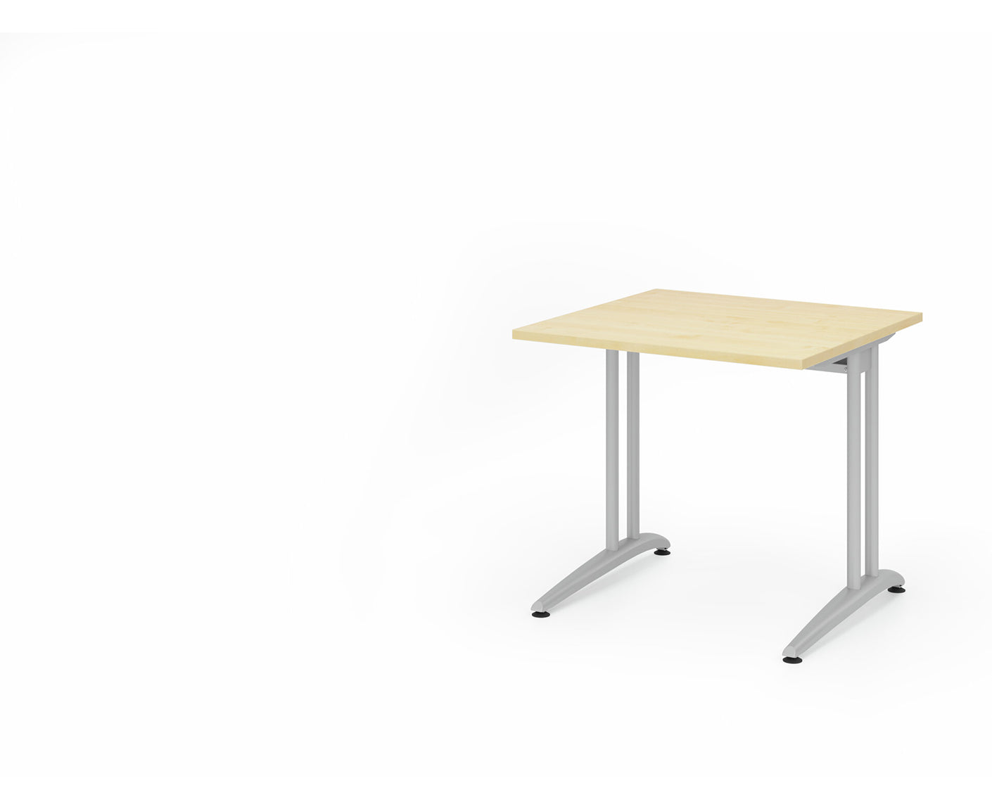 Schreibtisch B-Serie | C-Fuß | inkl. Kabelwanne