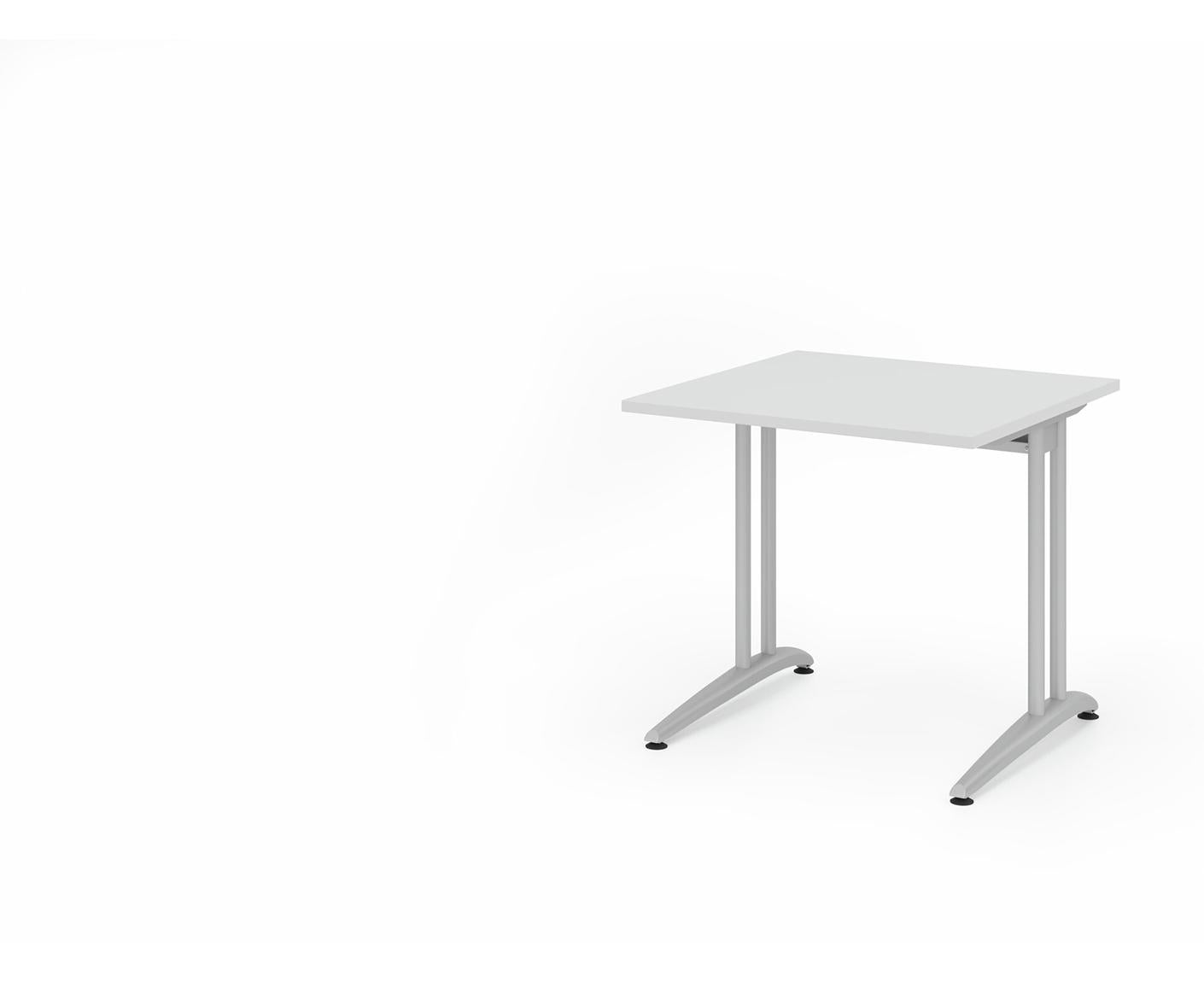 Schreibtisch B-Serie | C-Fuß | inkl. Kabelwanne